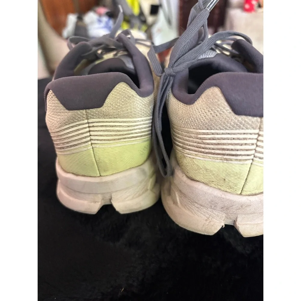 On Cloudstratus Mens Running Shoes Tan Lime Green CloudTec Sneakers US 10 EU 44